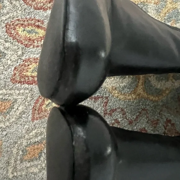 G-VGUC Cole Haan Black Boots with Stiletto Heel - Picture 7 of 16